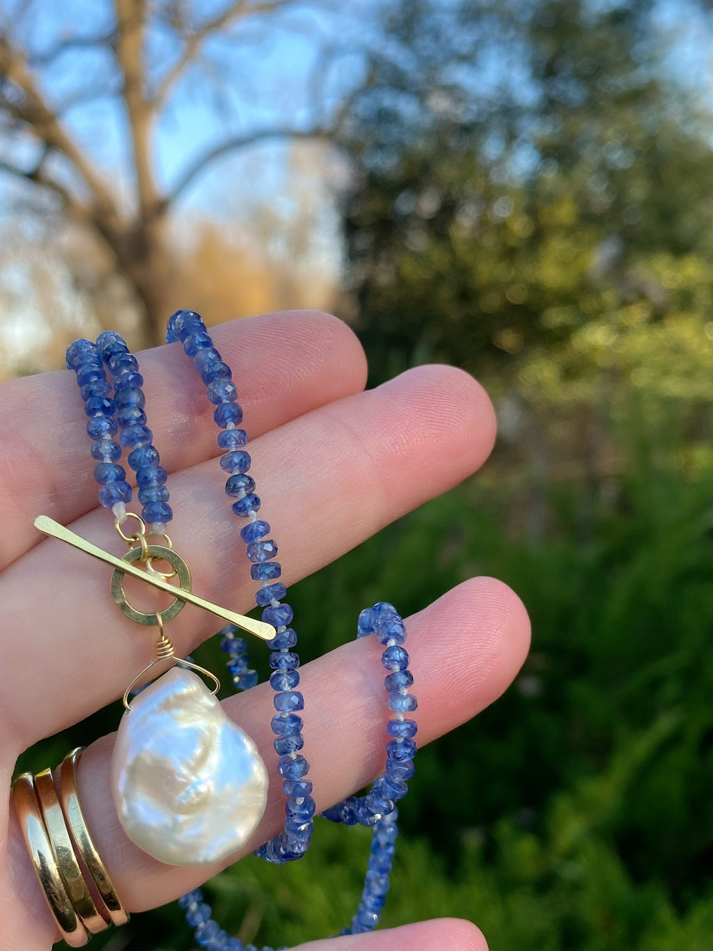 Sapphire Bliss. Lucile Martin Jewelry