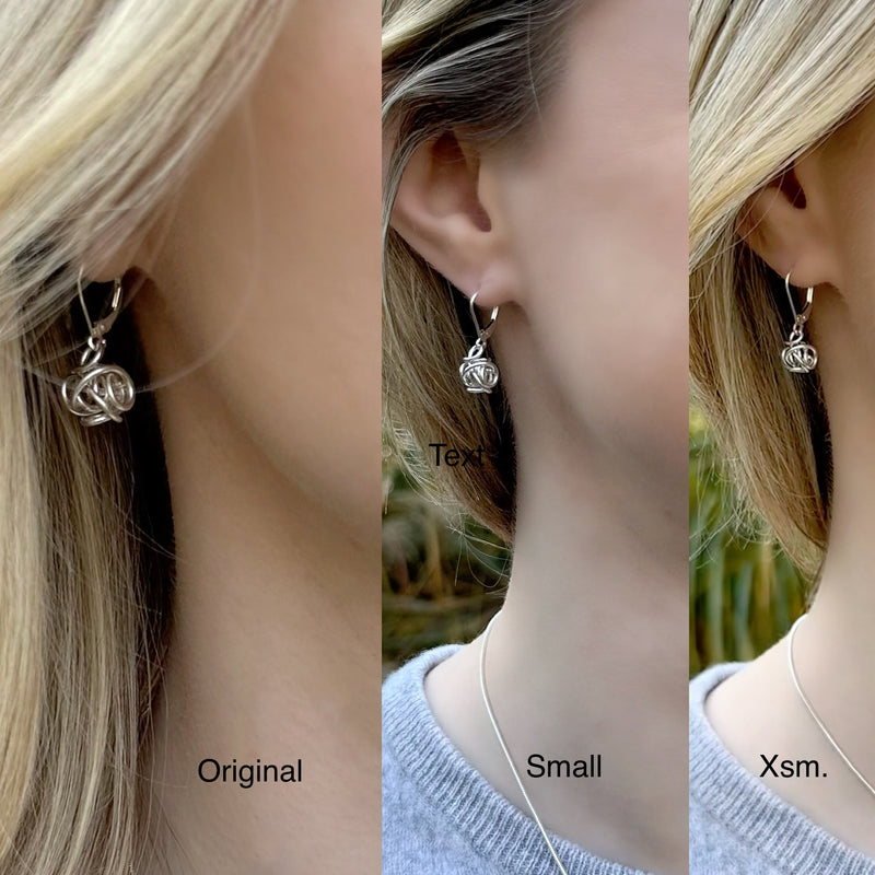 Sm. Sculpture Drop Earring