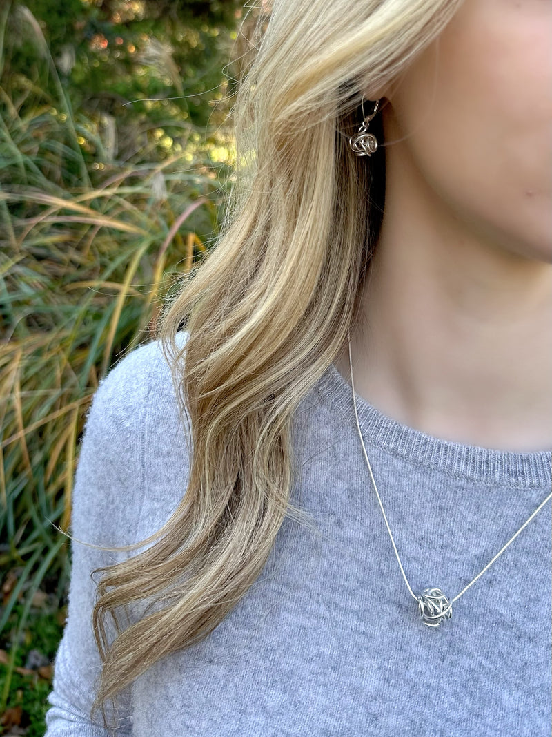 Lg. Sculpture Pendant Necklace