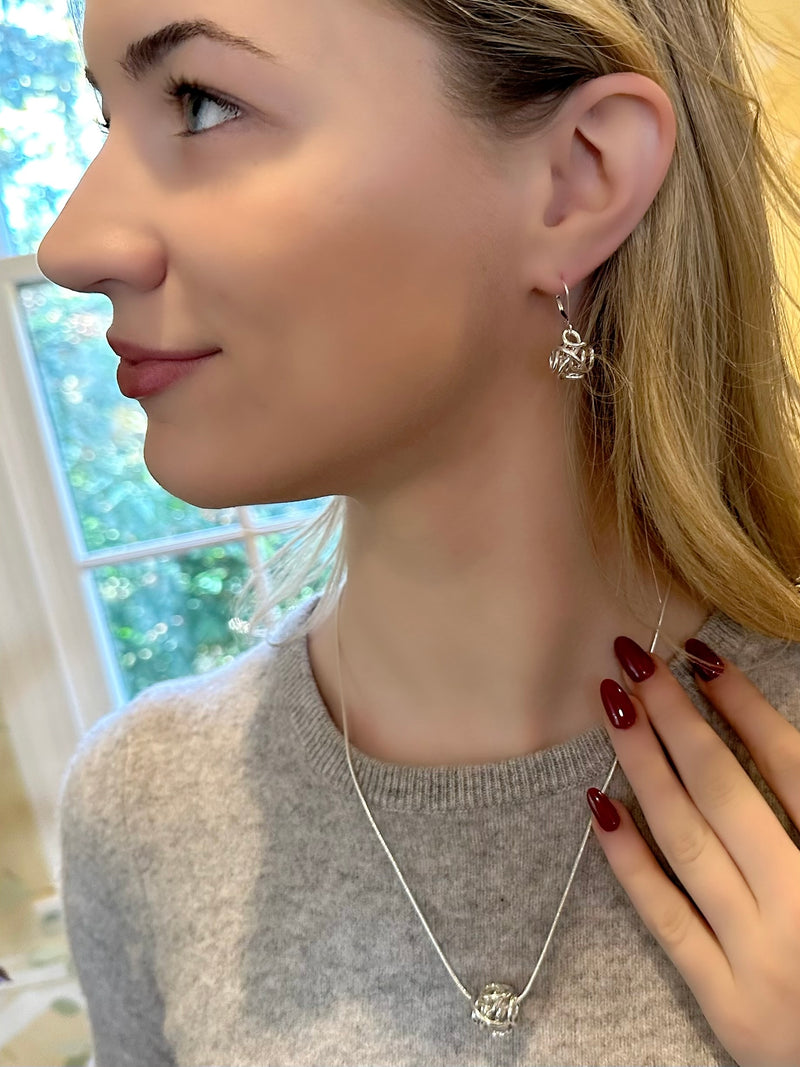 Lg. Sculpture Pendant Necklace