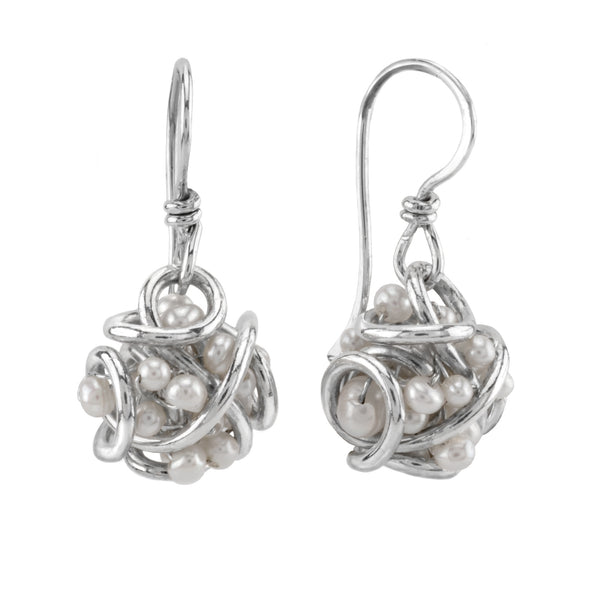 The Small Cluster Drop Earring
