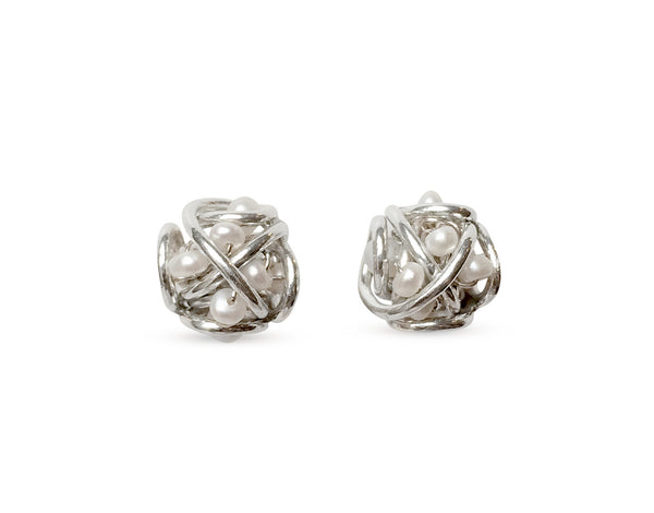The Small Cluster Post Earring