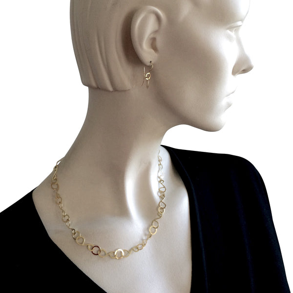 The Double Circle Drop Earring