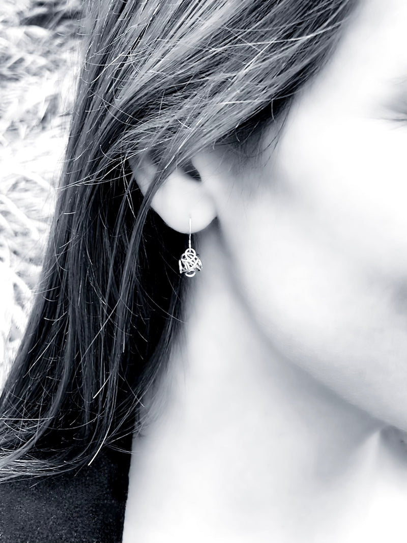 The Small Sculpture Drop Earring – Lucile Martin Jewelry