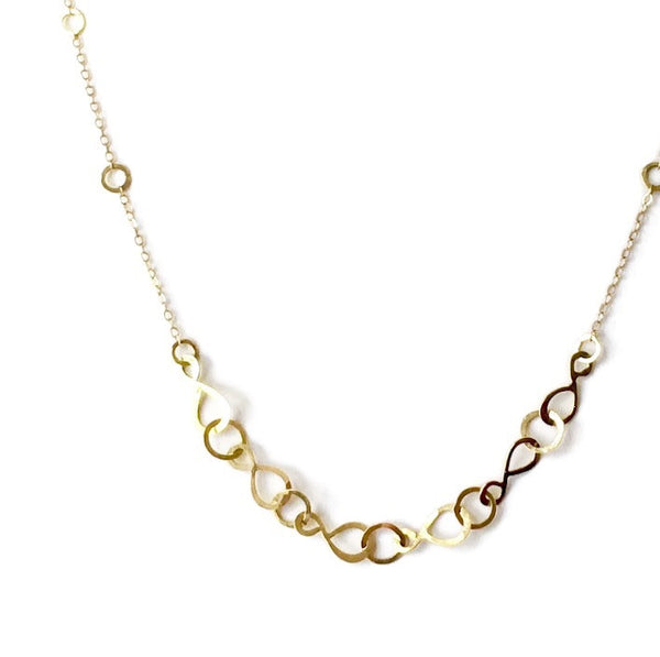The Small Lace Link Front Necklace