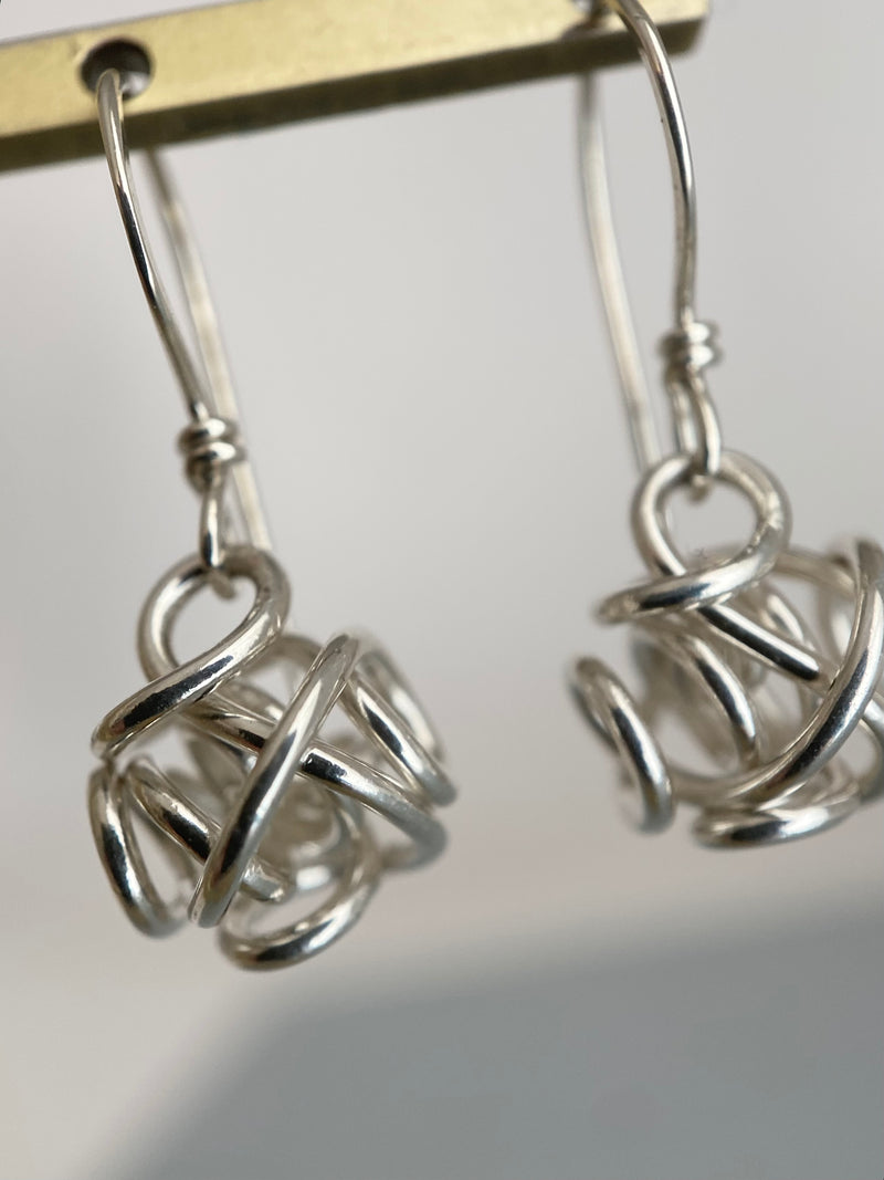 The Small Sculpture Drop Earring