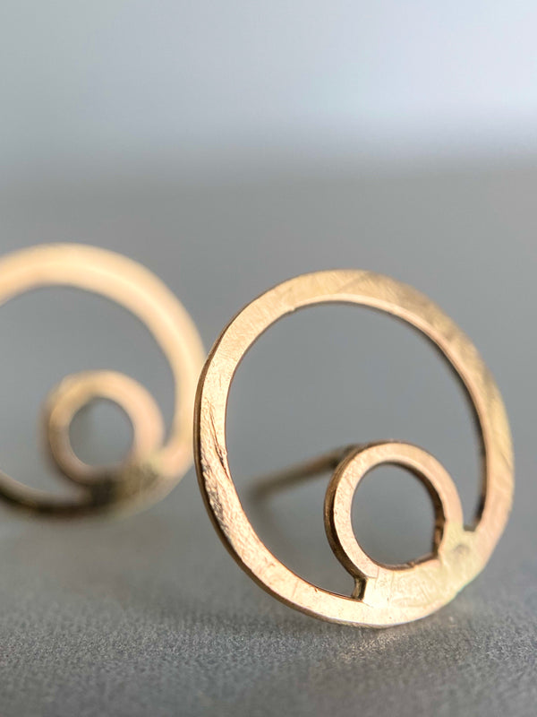 Double Circle Post Earring