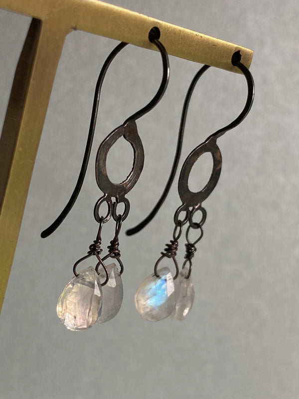 Double Moonstone Drops