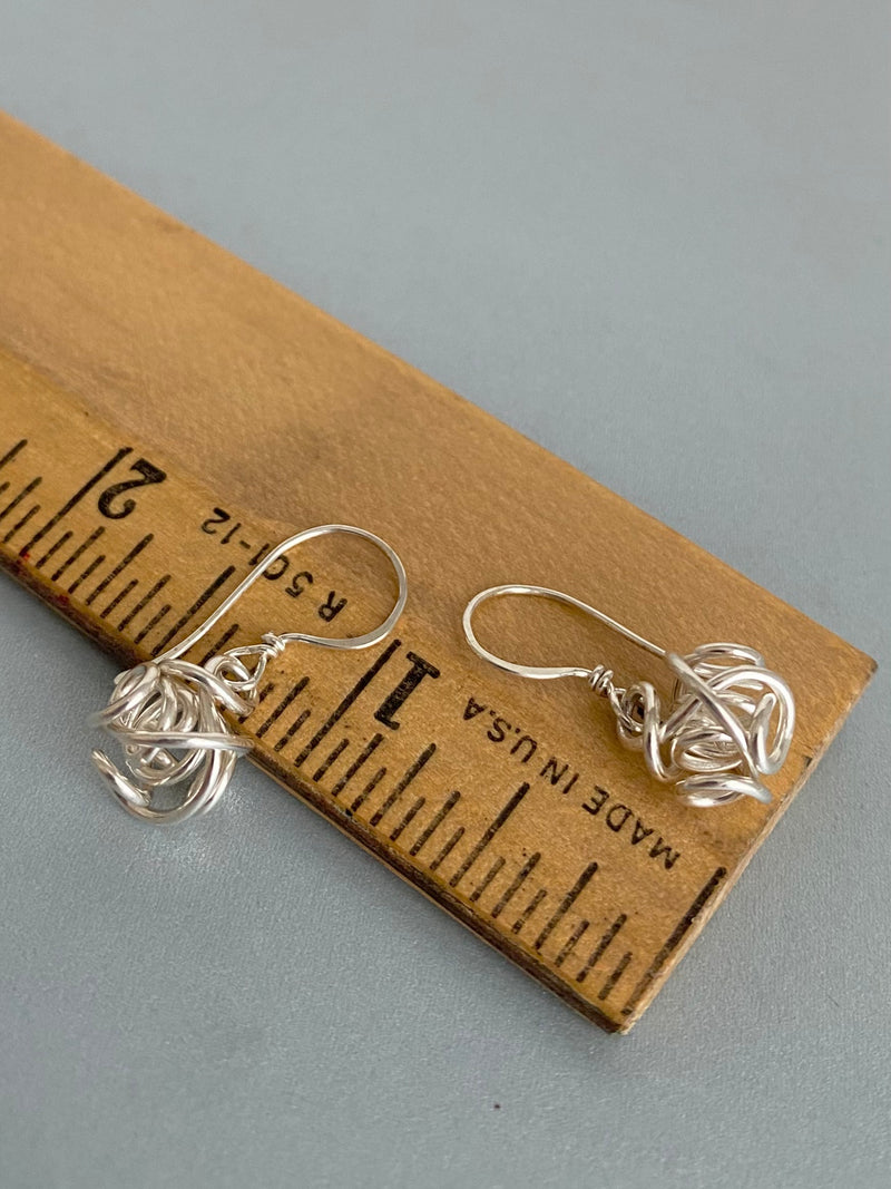 The Small Sculpture Drop Earring