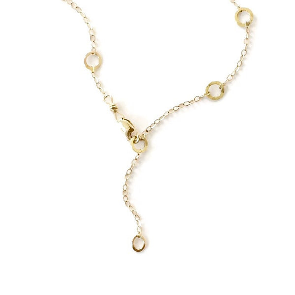 The Small Lace Link Front Necklace